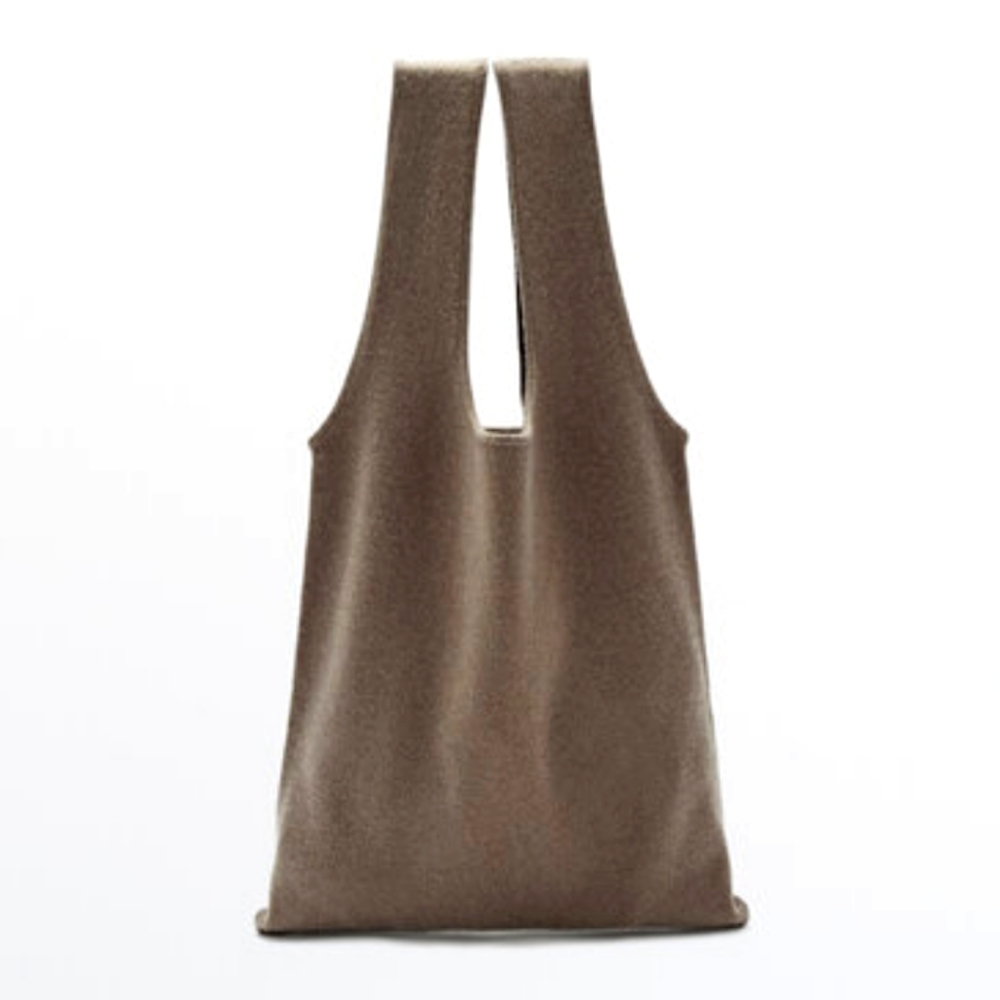 Massimo Dutti Wool Tote Bag